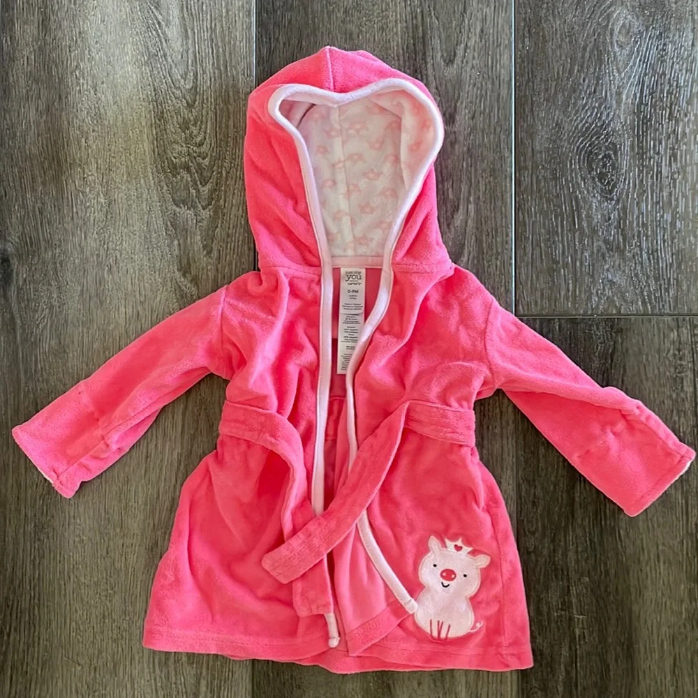 Carter’s Baby Girl’s Robe Sz 0-9M